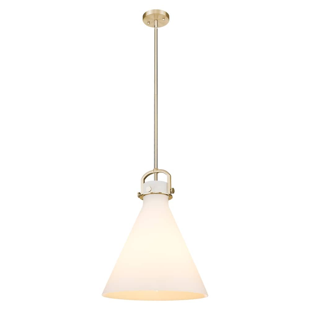 Innovations Lighting Downtown Urban - Newton Cone - 1 Light 16" Stem Hung Arched-Frame Pendant