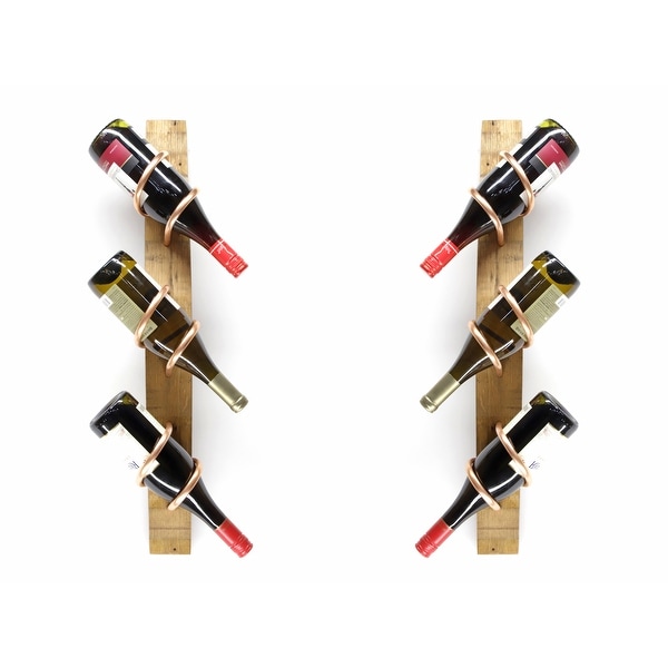 Handmade Wine Stave Wine Rack Set (USA)