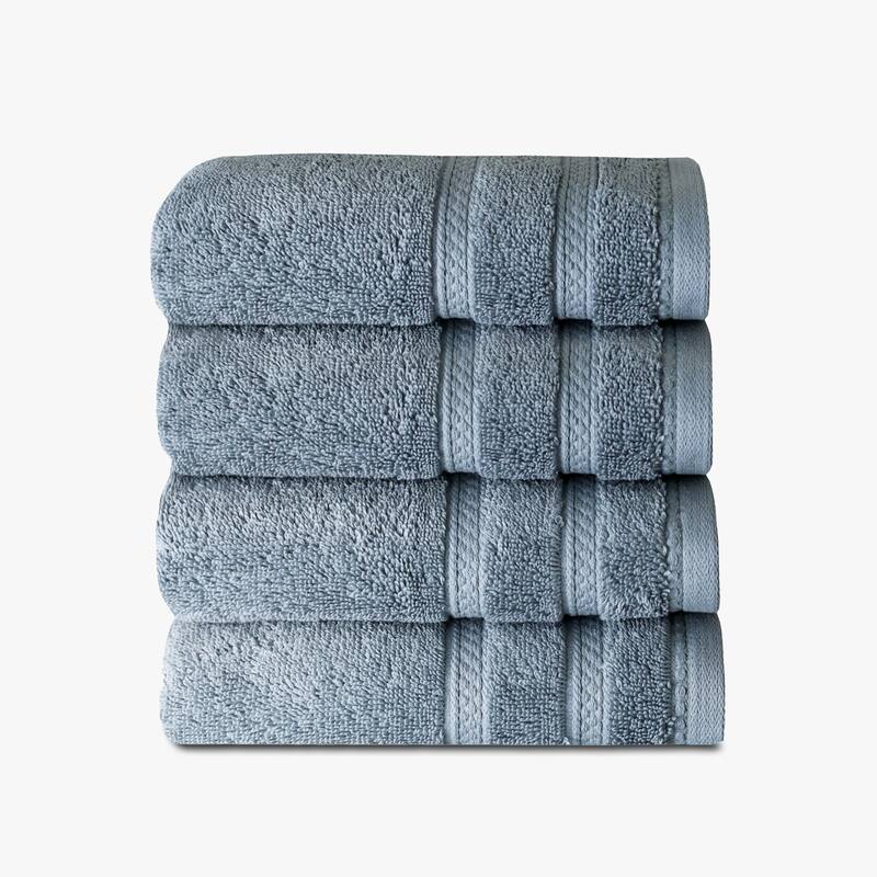 True Comfort Towels - Blue - 4 Hand Towels