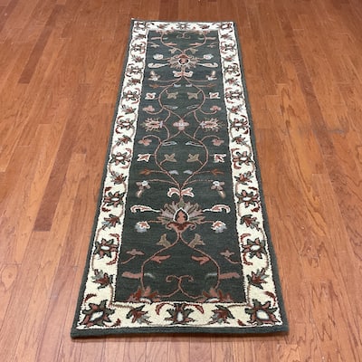 HERAT ORIENTAL Handmade Mahal Wool Runner - 2'6 x 8'3