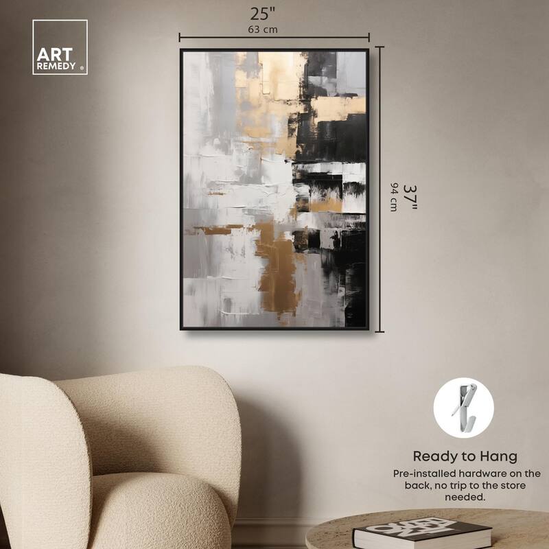 Nocturnal Alloy Canvas by Art Remedy
