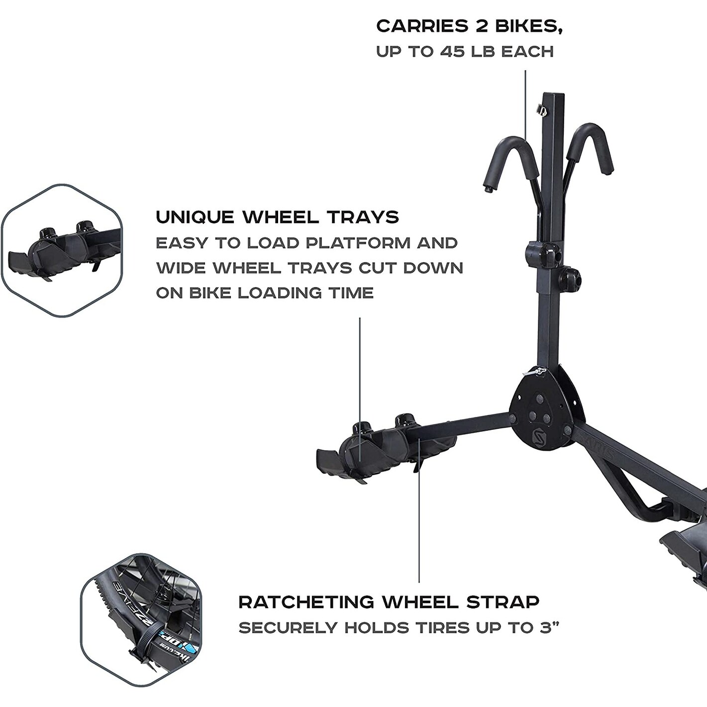 Saris all star shop 2 bike rack
