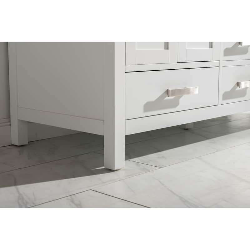 Valentino 60" Double Vanity in White