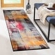 preview thumbnail 3 of 14, SAFAVIEH Porcello Reglindis Modern Abstract Rug 2'3" x 10' Runner - Multi - Runner