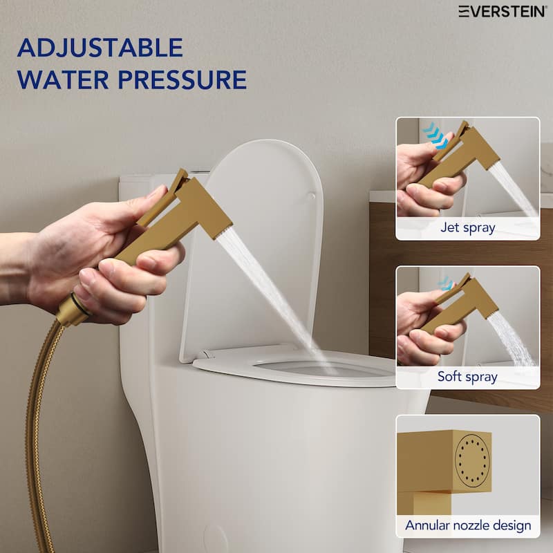 Multi-Function Handheld Bidet Sprayer with Temperature Control, Bidet Attachment for Toilet - N/A