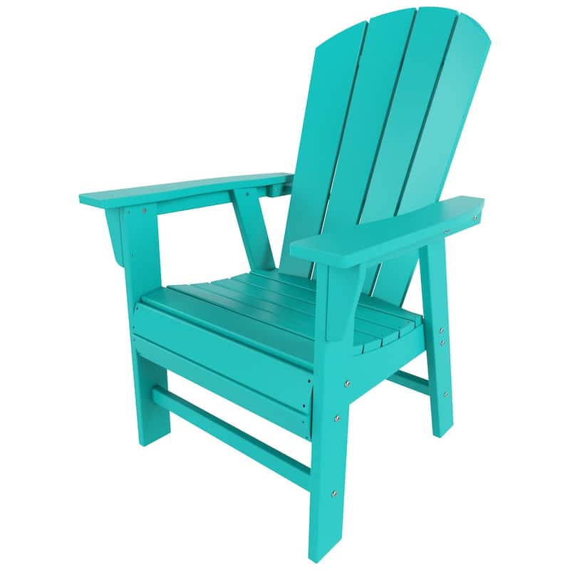 Polytrends Laguna Casual Upright Adirondack Chair (Set of 2)