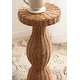 preview thumbnail 12 of 10, Kate and Laurel Sula Rattan Drink Table - 10x10x22