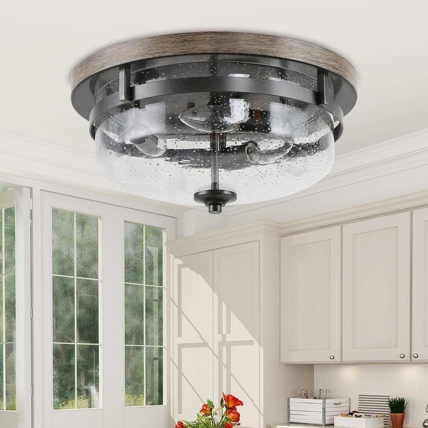 Farmhouse kitchen flush mount lighting top