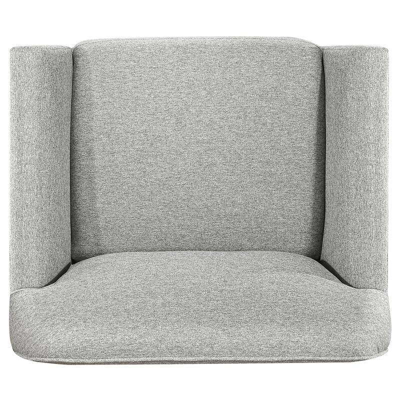 Vaughn Fabric Upholstered Flared Arm Sofa Set Grey
