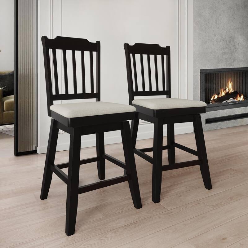 CraftPorch Classic Swivel Counter Chairs