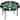 8-Player Round Folding Poker Table, Casino-Grade Felt Gaming Table with Stainless Steel Cup Holders & Padded Rail