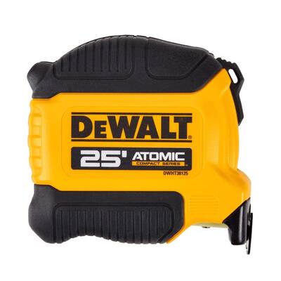 DeWalt ATOMIC 25 ft. L X 1.125 in. W Compact Tape Measure 1 pk - 25 ft.