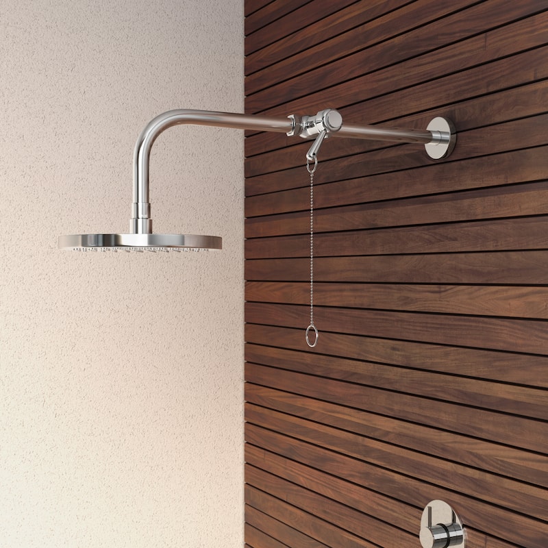 Jones Stephens S05100 Self-Closing Shower Valve with 7" Pull Chain