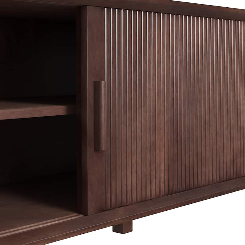 SEI Furniture Parkdell Storage Bench with Sliding Doors