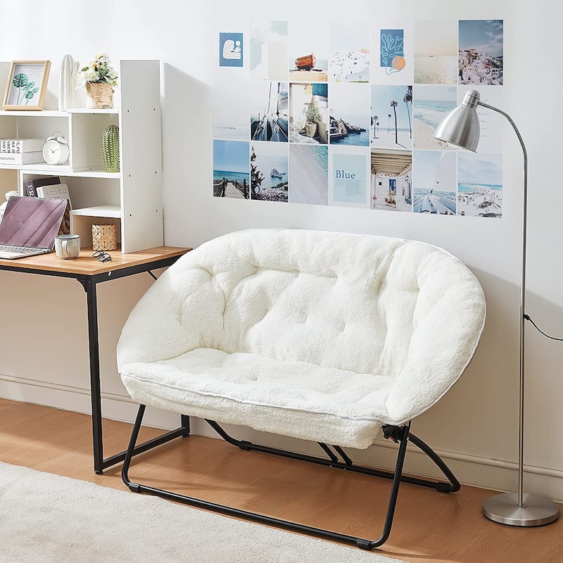 College Sofa - The 2East Double Seater by DormCo - White Ivory