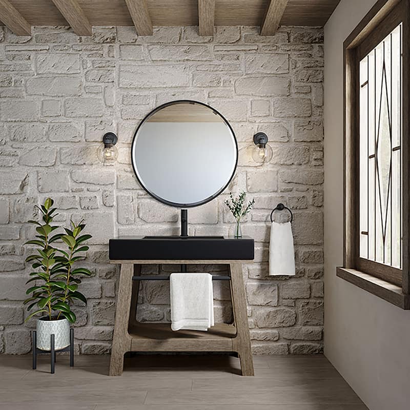 James Martin Vanities Auburn 36" Sink Console, Weathered Timber