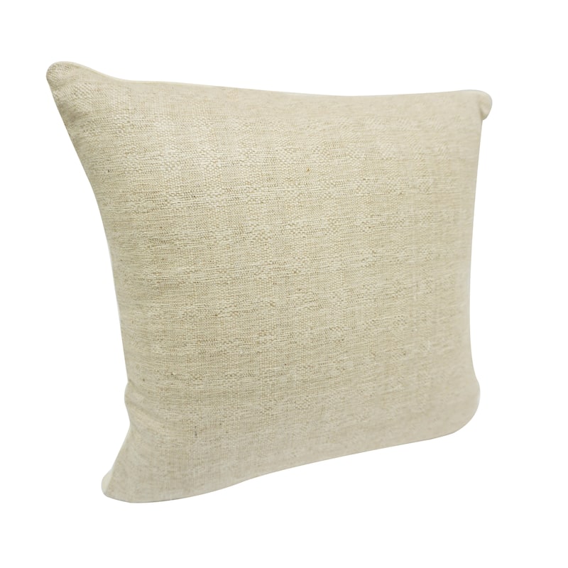Home&Manor Templin Vintage Raw Silk Pillow 18"