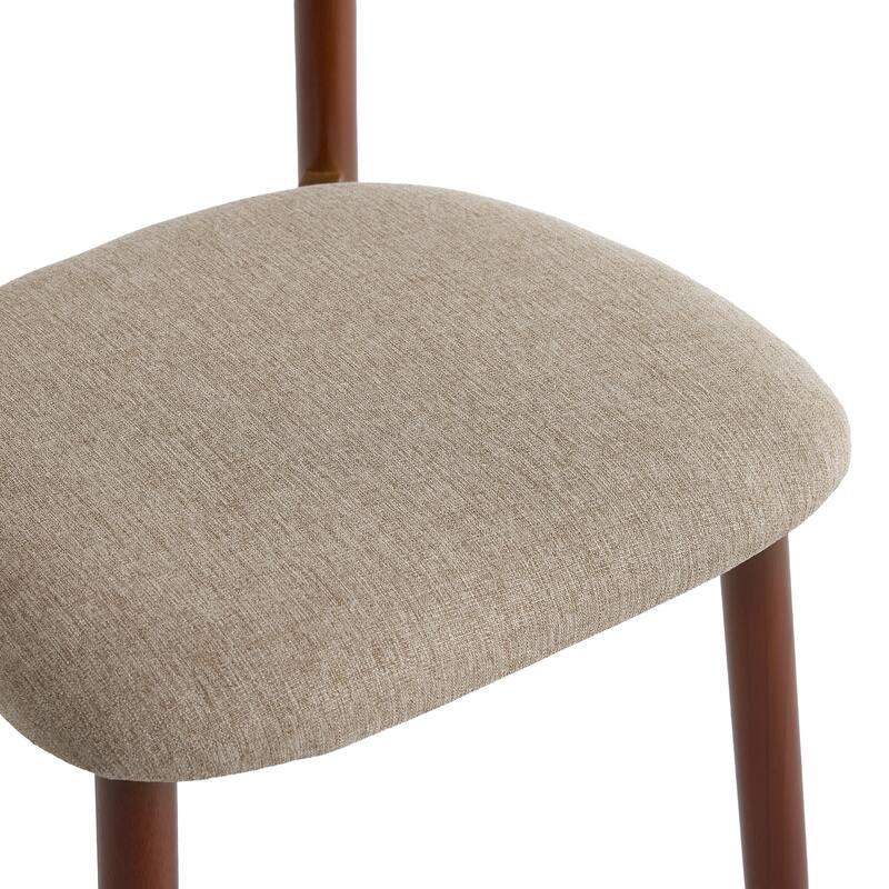 Modern Upholstered Linen Kitchen Dining Chair