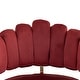 preview thumbnail 78 of 118, Velvet Home Office Desk Chair, Height Adjustable Task Chair, Armless Single Chair with Wheels, 360° Swivel Vanity Chair - N/A