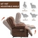 preview thumbnail 8 of 25, Chenille Large Electric Power Lift Massage & Heat, USB Port,Pockets