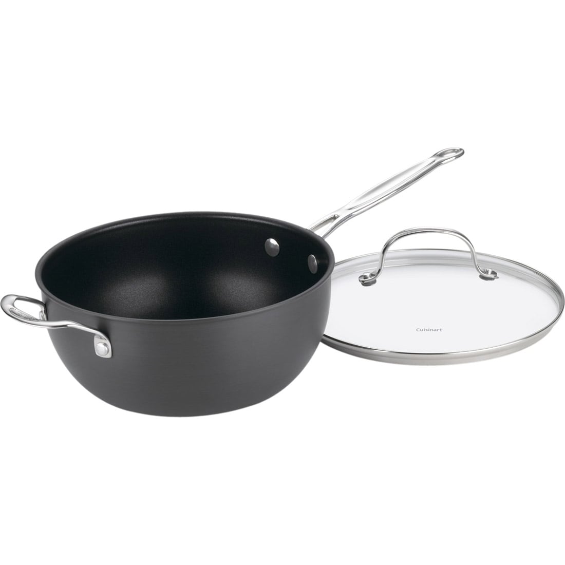 Cuisinart Chef's Classic Nonstick 1-Quart Hard-Anodized Saucepan with Cover
