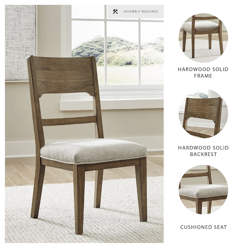 Signature Design by Ashley Cabalynn Brown Dining Chair (Set of 2) - 20.5" W x 25.38" D x 39.63" H