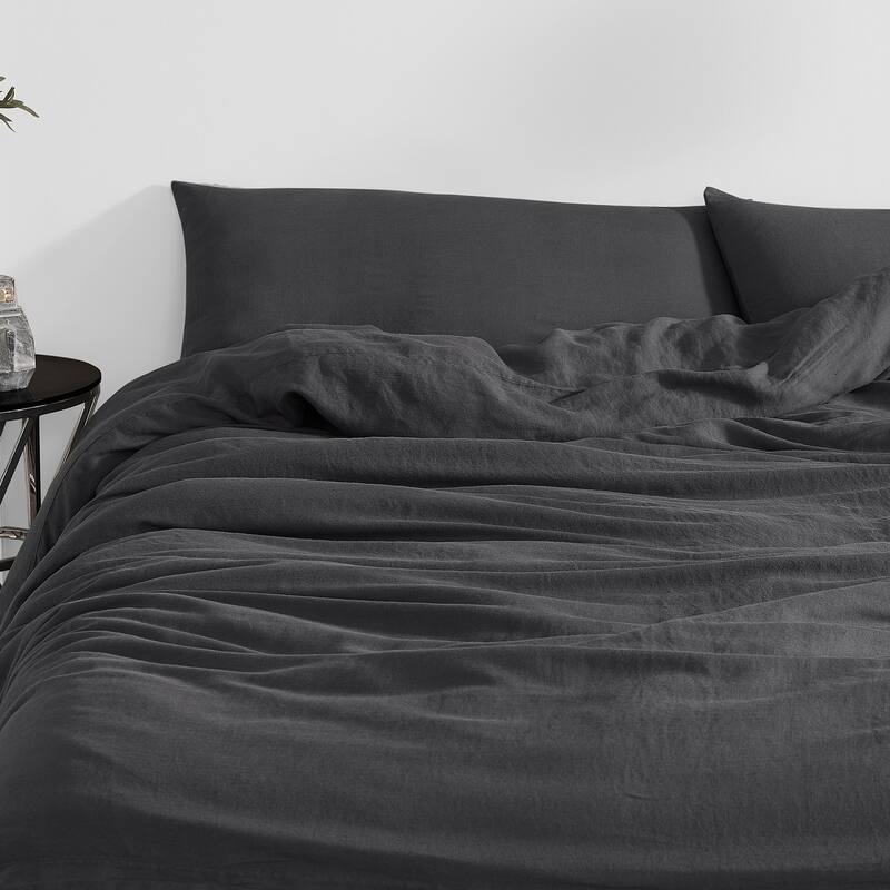 Dark Sky Reserve® - Bamboo Linen Oversized Duvet Cover - Portugal Made