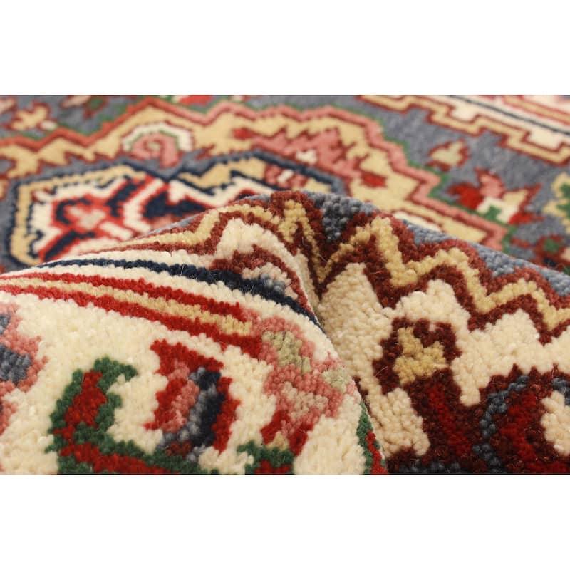 ECARPETGALLERY Hand-knotted Serapi Heritage Charcoal Wool Rug - 2'5 x 13'10