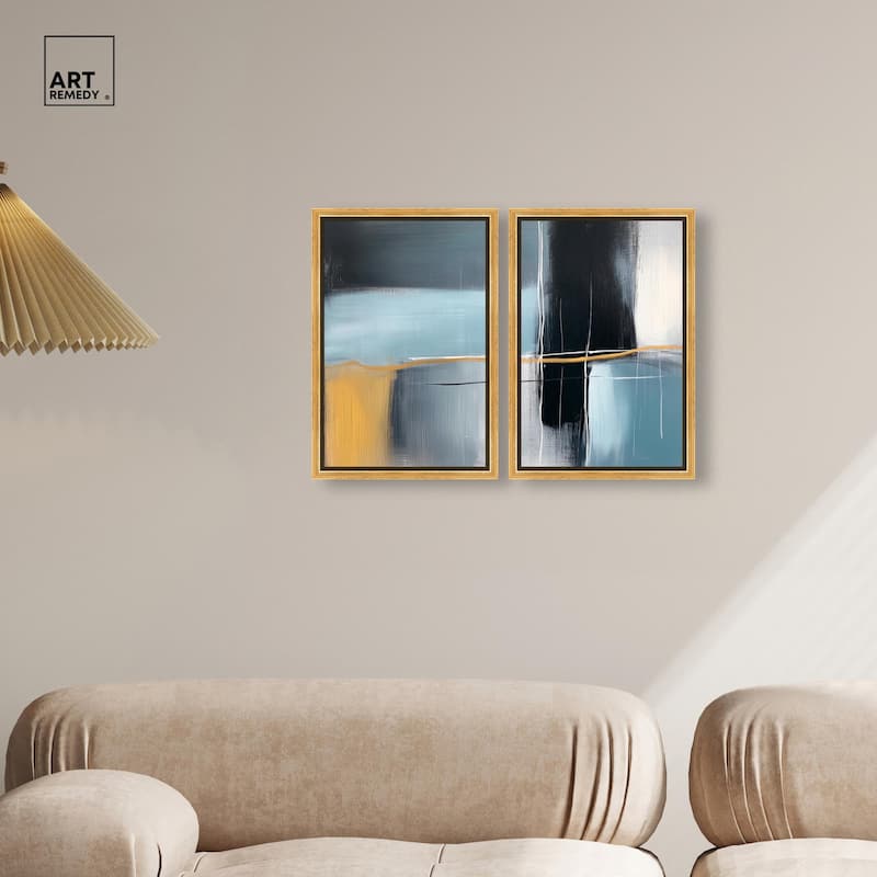 Still Cadence Canvas Set of 2 by Art Remedy