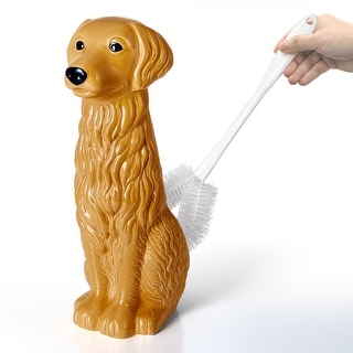 Golden Retriever Toilet Brush Holder and Brush Set - Toilet BrushHolder & Brush