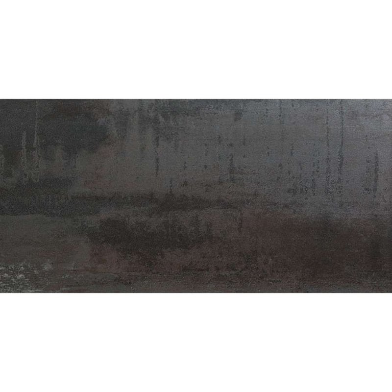 Metallica 12x24 Graphite Semi Polished Porcelain Tile - Floor, Wall - Large Format