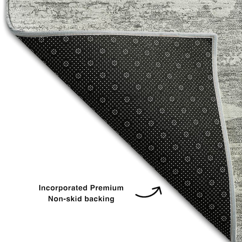 Premium Washable Super Soft Abstract Tear Mayfield Rug