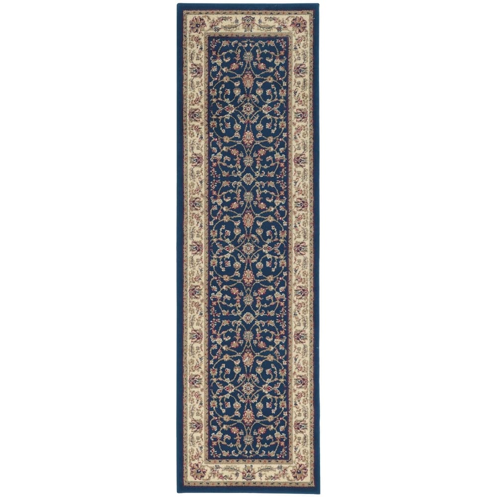 Admire Home Living Amalfi Traditional Scroll Pattern Area Rug