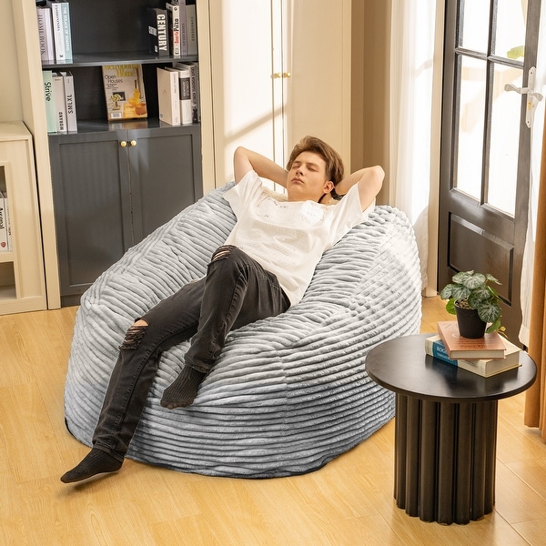 Minimalist Bean Bag Chair with Premium Foam Filling Versatile Use Bed Bath Beyond 42097566
