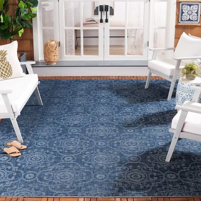 SAFAVIEH Courtyard Meghana Transitional Indoor/Outdoor Rug