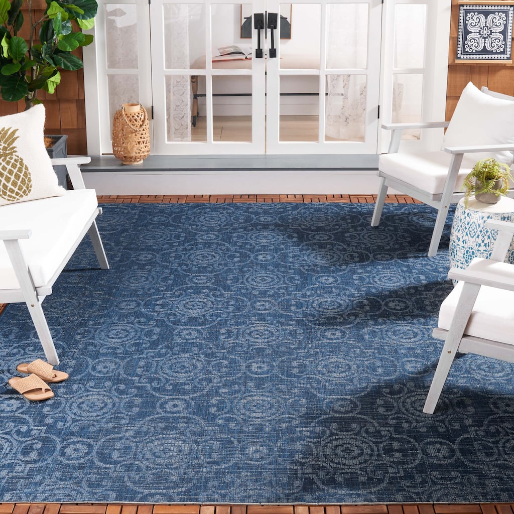 SAFAVIEH Courtyard Meghana Transitional Indoor/Outdoor Rug