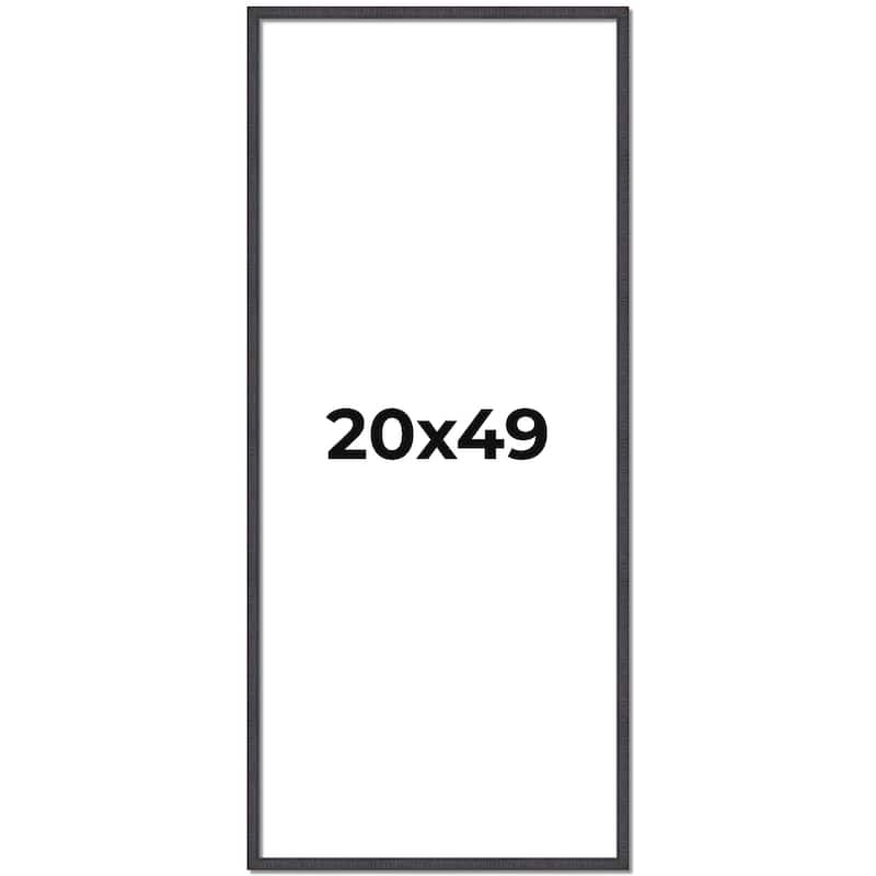 20x49 Frame Brown Solid Wood Picture Frame - Complete Modern Photo