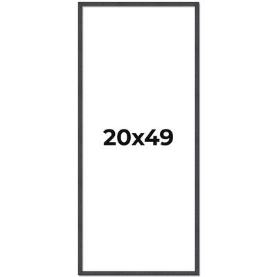 20x49 Frame Brown Solid Wood Picture Frame - Complete Modern Photo