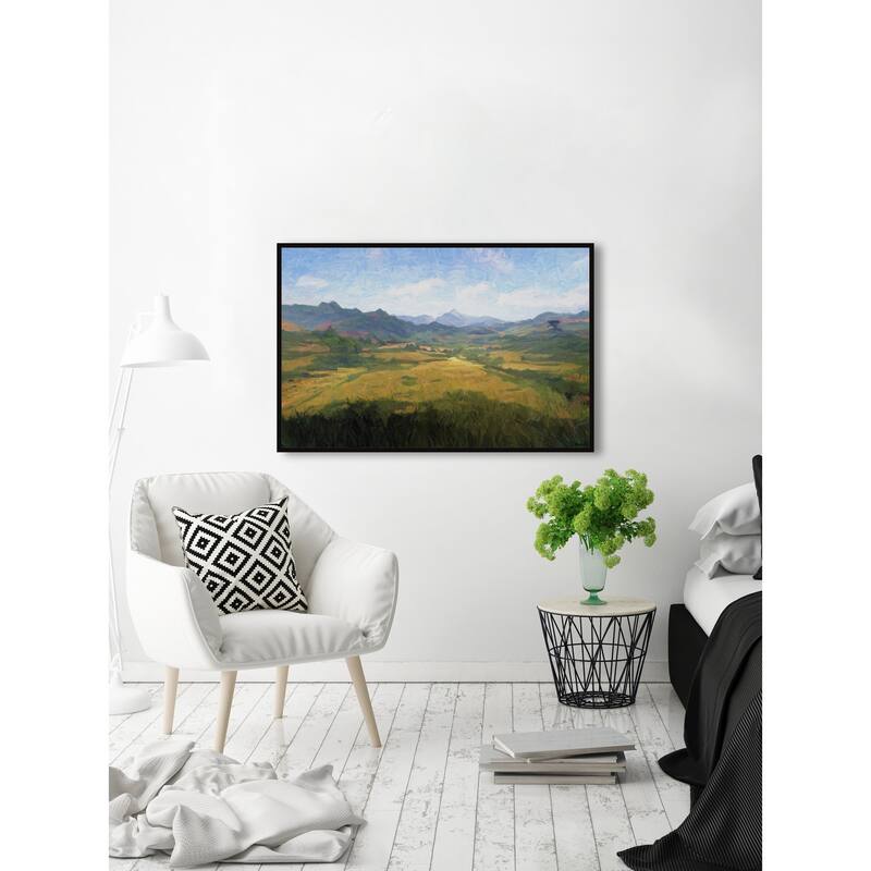 Just Keep Climbing Floater Framed Print on Canvas