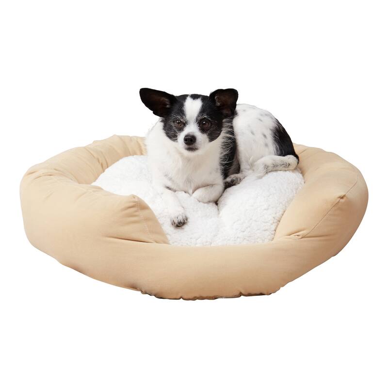 Happy Hounds Moxy Buttercream Donut Dog Bed - Small (24")