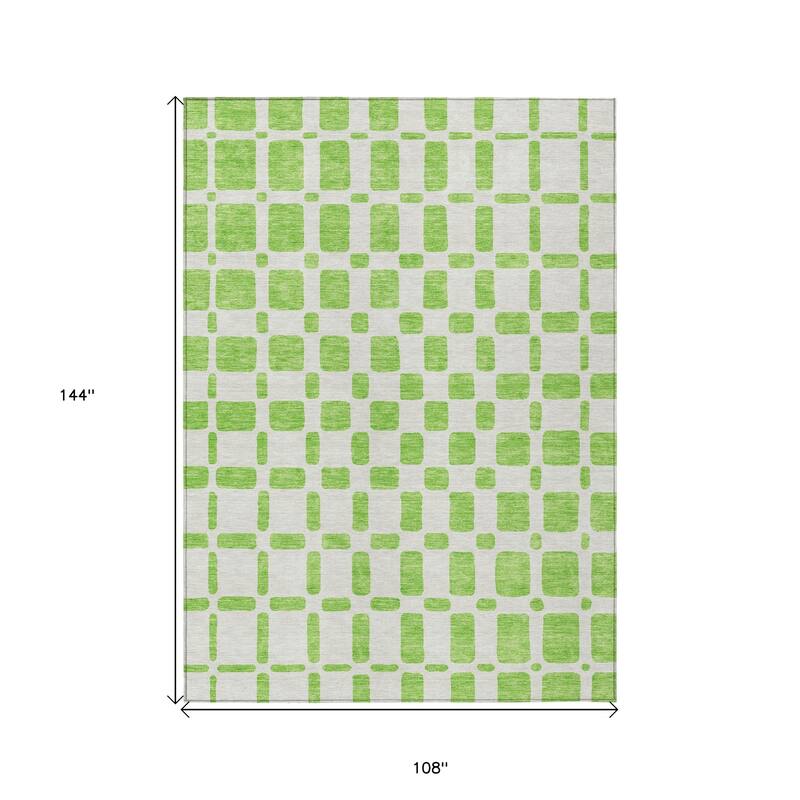 HomeRoots Geometric Transitional Rectangle Outdoor Rug
