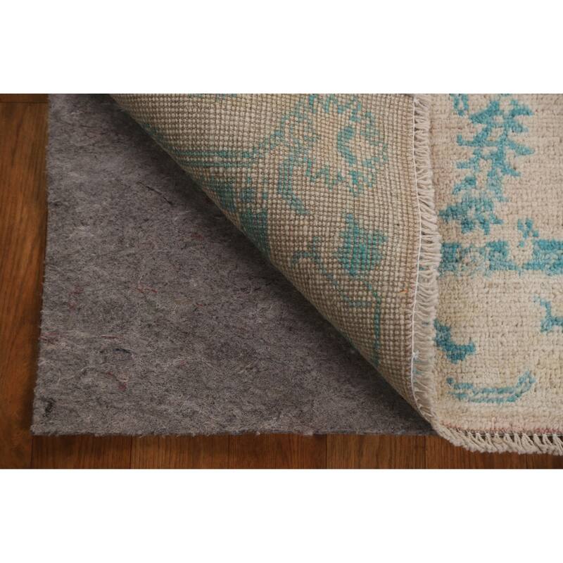 Muted Traditional Oushak Turkish Oriental Wool Rug Hand-knotted Carpet - 2'0" x 3'10"