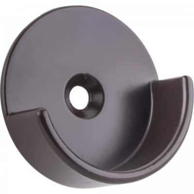 Hardware Resources Open Top Press Fit Closet Rod Mounting Bracket for