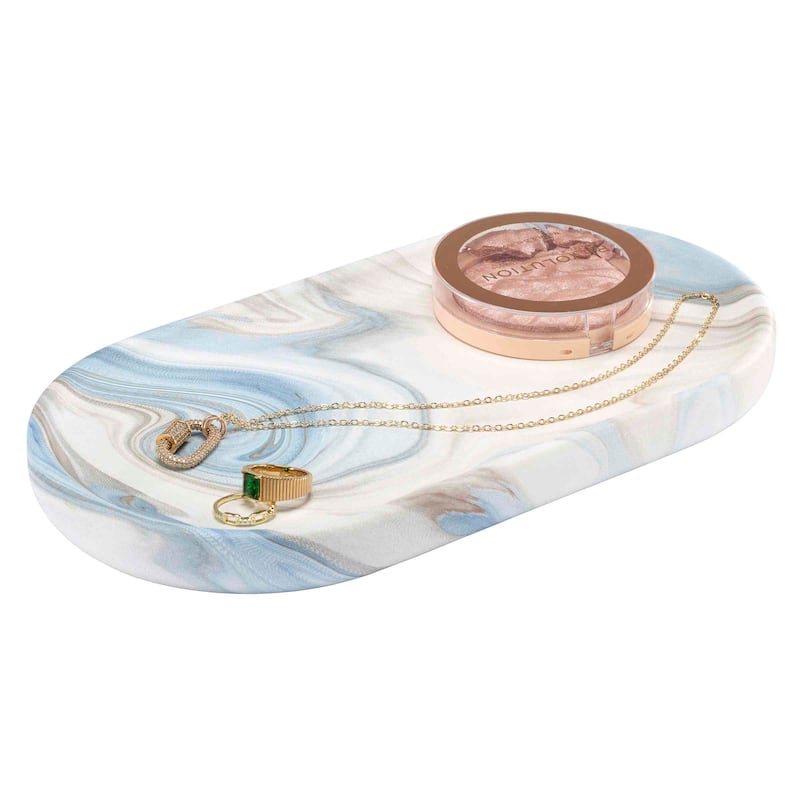 Avanti Linens Waves Blue Tray