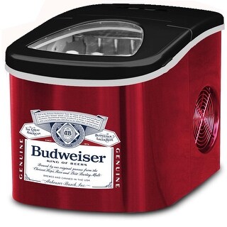 ICE120 Stainless Steel Ice Maker, Red, 26Lbs, Counter top Ice Maker ...