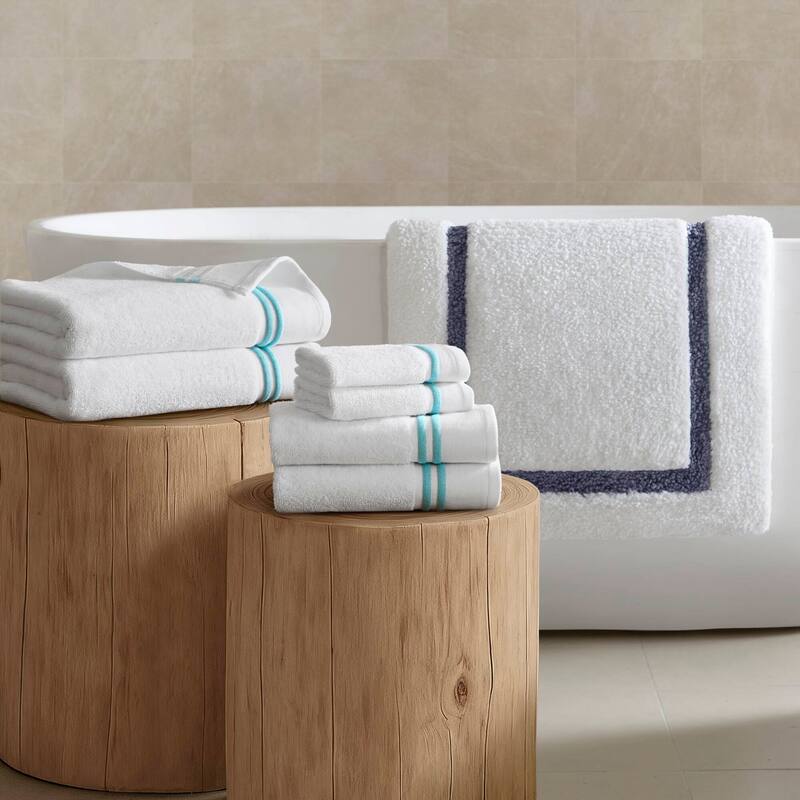 Madison Park Roan Border 6 Piece Towel Set