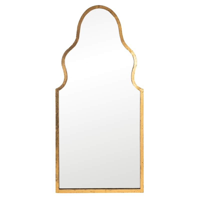 SAFAVIEH Malorie Moroccan Gold 36-inch Decorative Mirror - 18" x 36" x 1" - 18Wx1Dx36H