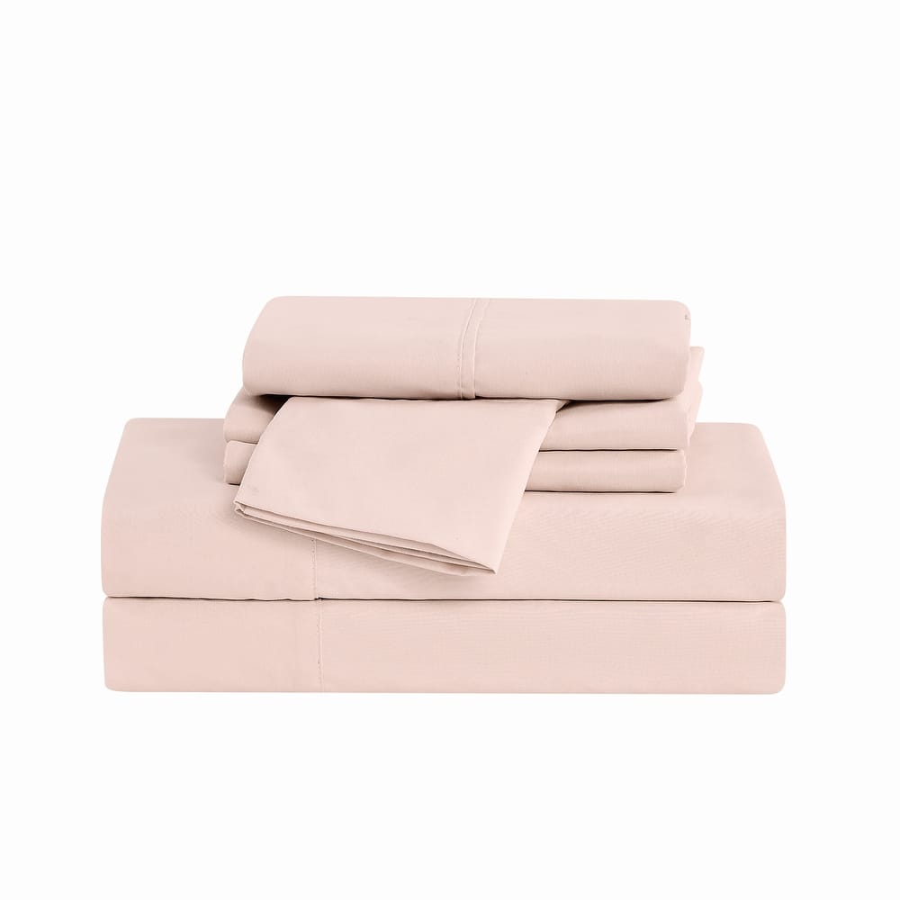 Cannon Heritage Solid 6 Piece Sheet Set (Includes Bonus Pillowcases)