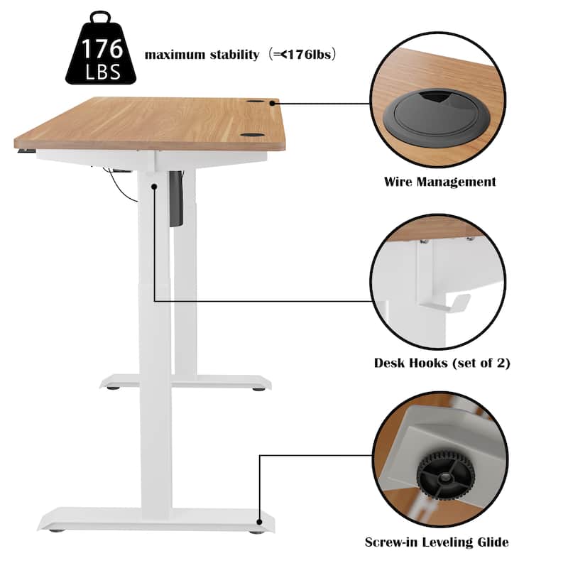 Futzca Electric Height Adjustable Standing Desk