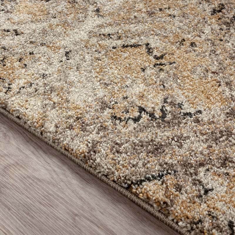 Addison Plano Moroccan Boho BROWN Area Rug